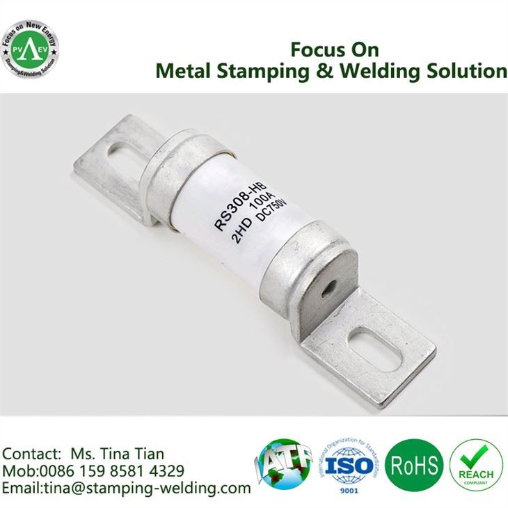 Outer End Cap for Fast Acting EV Fuse link