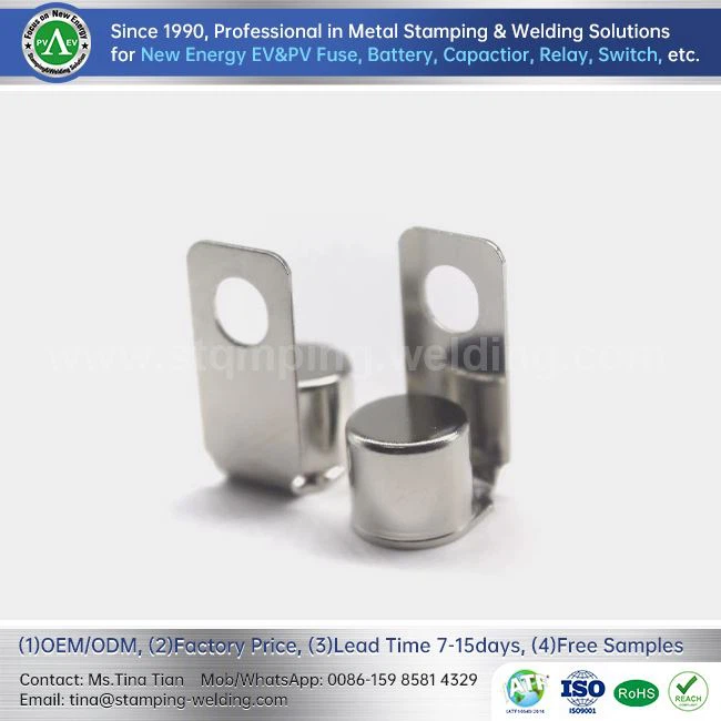Integrated End Caps For Electrical Fuse
