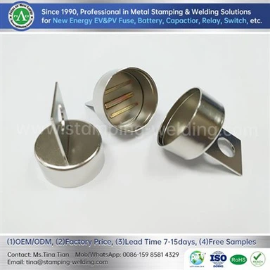 इलेक्ट्रिक कार फ़्यूज़ के लिए कॉपर कैप संपर्क