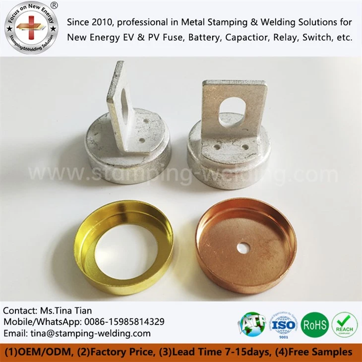 High Temperature Soldering Copper Cap for Fuse