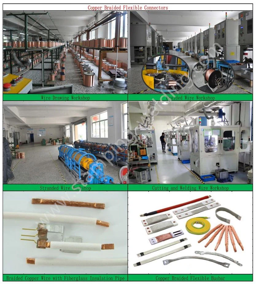 Flexible Braided Copper Busbar Factory Flexible Braided Copper Busbar Factory