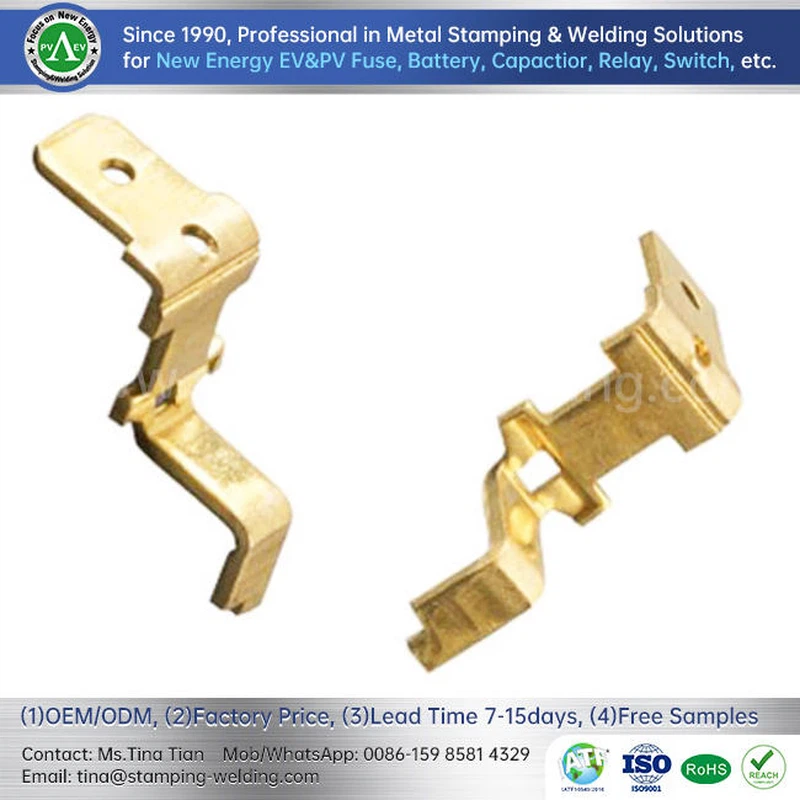 Electrical Metal Brass Stamping Parts Electrical Metal Brass Stamping Parts