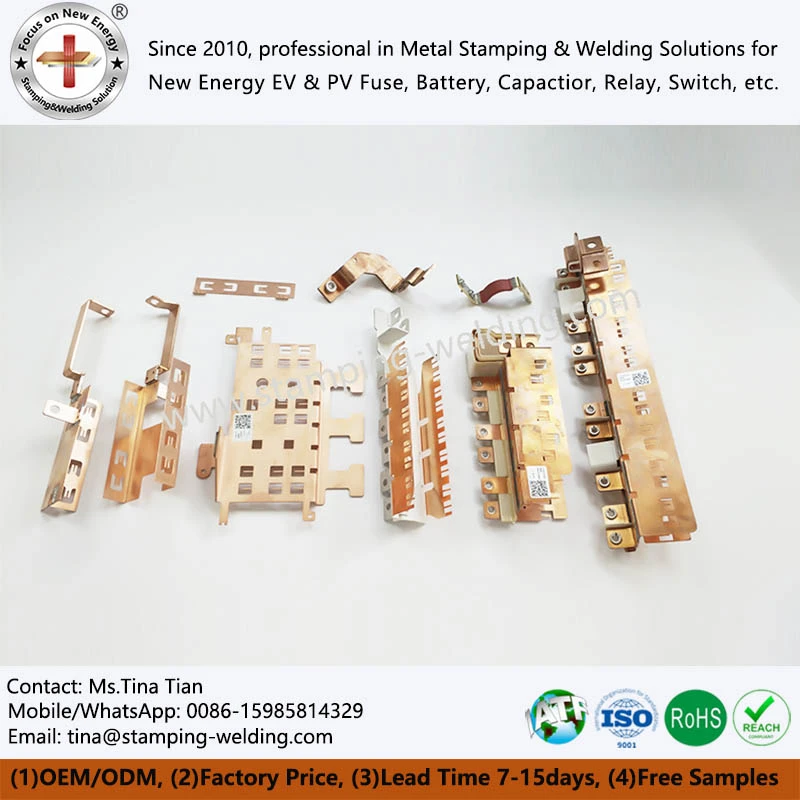 Bare Copper Busbar for EV Capactior Bare Copper Busbar for EV Capactior