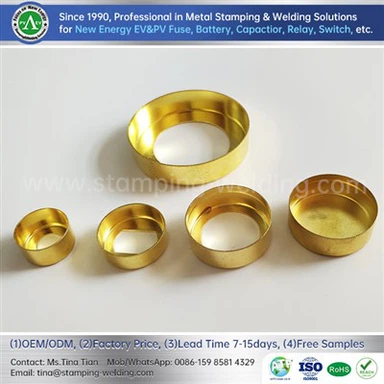 डीसी फ्यूज के लिए पीतल का अंत टुकड़ा