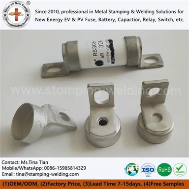 एनर्जी स्टोरेज फ्यूज के लिए मैट टिन-प्लेटेड कॉपर कैप