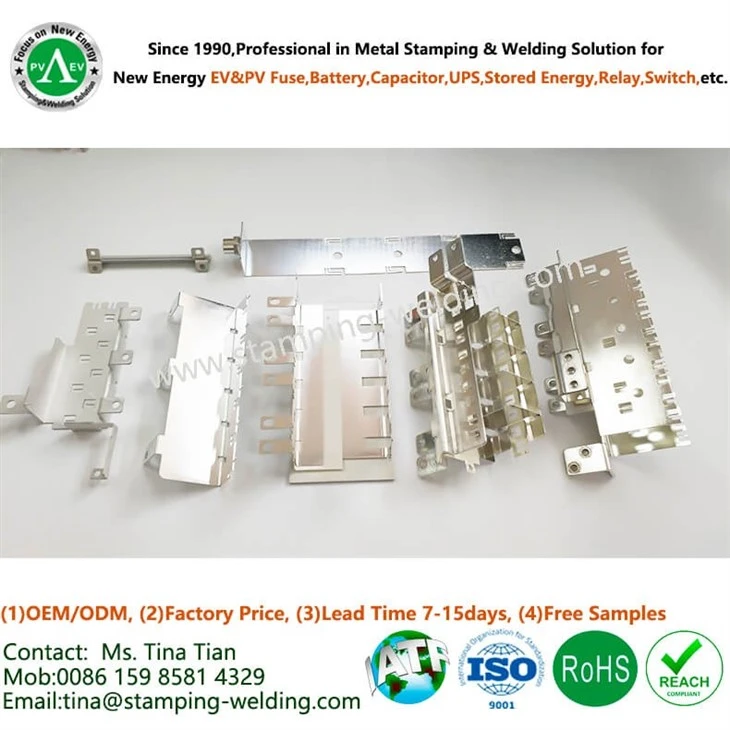 Tin Plated Copper BusBar for EV Capactior